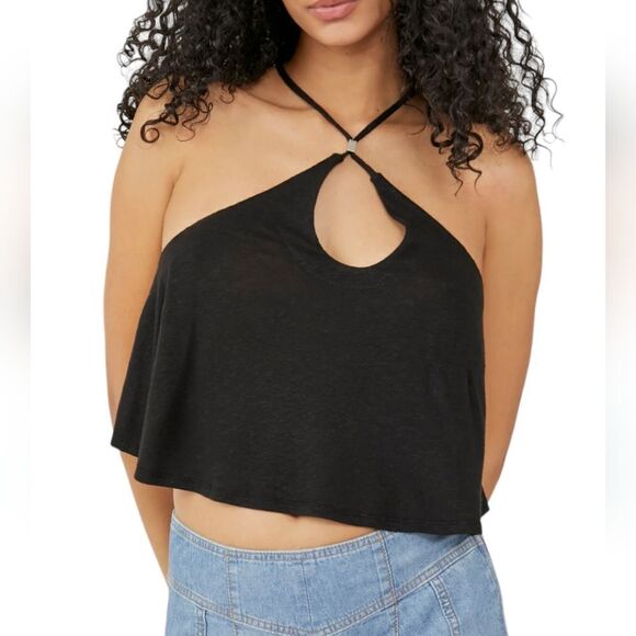 Free People Long Weekend Knit Halter Tank - Picture 1 of 10